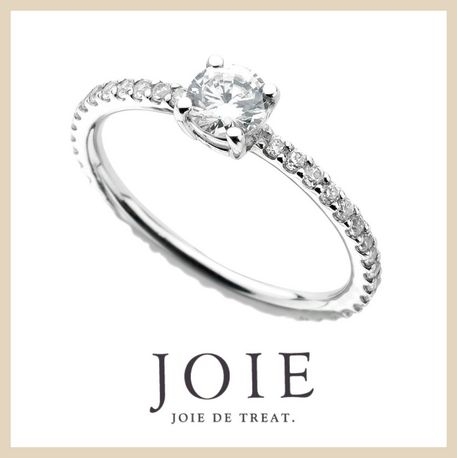 JOIE de treat. (ジョア ドゥ トリート）:【永く愛せる人気のデザイン】 1粒ダイヤとエタニティで届ける『愛の輝き』