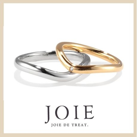 JOIE de treat. (ジョア ドゥ トリート）:【ジョア ドゥ トリート】美しくやわらかな曲線がすっとお指に映える結婚指輪