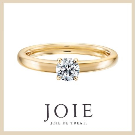 JOIE de treat. (ジョア ドゥ トリート）:【普段使いしやすい指輪】イエローゴールド×柔らかな丸みで重ね着けもぴったり