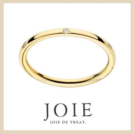 JOIE de treat. (ジョア ドゥ トリート）:【毎日着けたい着け心地】イエローゴールド×6石のダイヤで日常を華やかに演出