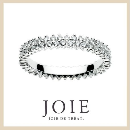 JOIE de treat. (ジョア ドゥ トリート）:【華やかなエタニティ】数えきれない程のメレダイヤが1周施されたフルエタニティ