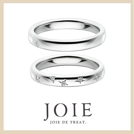 JOIE de treat. (ジョア ドゥ トリート）:【人と被らないデザイン】ランダムに、表情豊かにセッティングされたダイヤ
