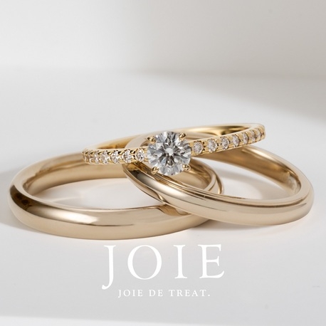 JOIE de treat. (ジョア ドゥ トリート):【上質ダイヤを手の届く価格でご提供】 1粒ダイヤとエタニティで届ける『愛の輝き』