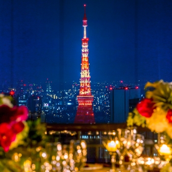 【厳選試食付】東京タワー臨む3面窓の大パノラマ体感×挙式体験