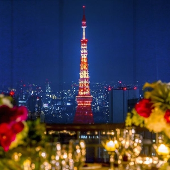 【挙式体験&試食付】東京タワーを臨む3面窓の大パノラマを体感