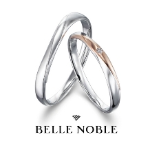 WEDY（ウェディ）_【BELLE NOBLE】ゴールドがリボンのように巻き付いたデザイン　アヌラール