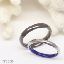WEDY（ウェディ）:【Aroode】こだわりカラーの内側に入れることが出来る結婚指輪　フェリチータ