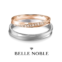 WEDY（ウェディ）:【BELLE　NOBLE】流れるようなダイヤモンドが美しい　アヴォルジュレ