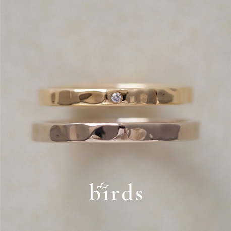 WEDY（ウェディ）:【birds】ハンマー打ちと鏡面加工のクラシカルデザイン air