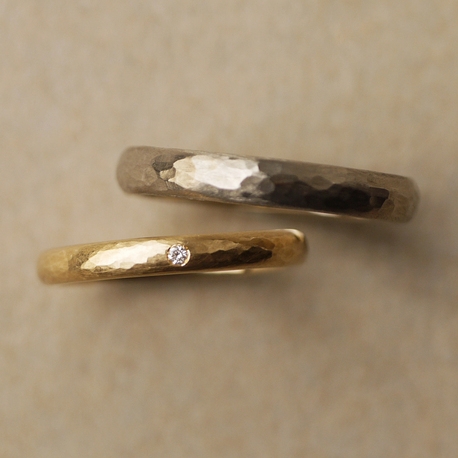 WEDY(ウェディ):【YUKAHOJO】温かみのある槌目デザインのパッセージオブタイム