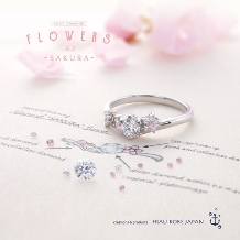 【春限定】'さくら'／希少な天然ピンクダイヤの可愛くて上質な指輪