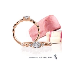 FRAU KOBE JAPAN／フラウ コウベ ジャパン:'ショコラボール'／チョコレートを可愛くデザインした指輪。オーバルダイヤ使用