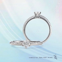 ダイヤモンドが描く光の環/エレガントな指輪’ラグーン’