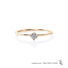 FRAU KOBE JAPAN／フラウ コウベ ジャパン:【ダイヤを引き立てる細身のアーム】'ファーストキス'／プロポーズにも人気の指輪