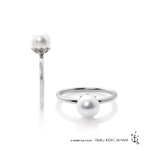 FRAU KOBE JAPAN／フラウ コウベ ジャパン:'アコヤパール'プレーンタイプ／アコヤ真珠を使用したシンプルデザイン