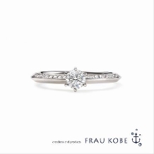 FRAU KOBE JAPAN／フラウ コウベ ジャパン:ダイヤモンドが描く光の環/エレガントな指輪’ラグーン’
