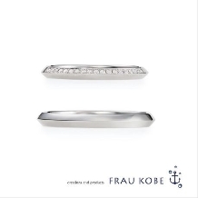 FRAU KOBE JAPAN／フラウ コウベ ジャパン:すっきりとした美しい結婚指輪/'ラグーン'