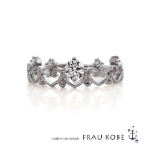 FRAU KOBE JAPAN／フラウ コウベ ジャパン:レディティアラ'ブリティッシュ'／お姫様のティアラがモチーフのエレガントな指輪