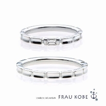 FRAU KOBE JAPAN／フラウ コウベ ジャパン:‘ショコラブリック’／バケットダイヤをトッピングしたビターな甘さの指輪