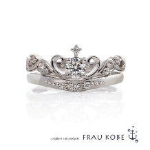 FRAU KOBE JAPAN／フラウ コウベ ジャパン:レディティアラ'フレンチ'／お姫様のティアラがモチーフのスイートなエンゲージ
