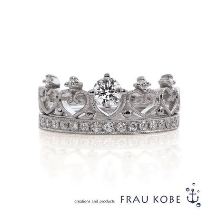FRAU KOBE JAPAN／フラウ コウベ ジャパン:レディティアラ'ブリティッシュ'／お姫様のティアラがモチーフのエレガントな指輪