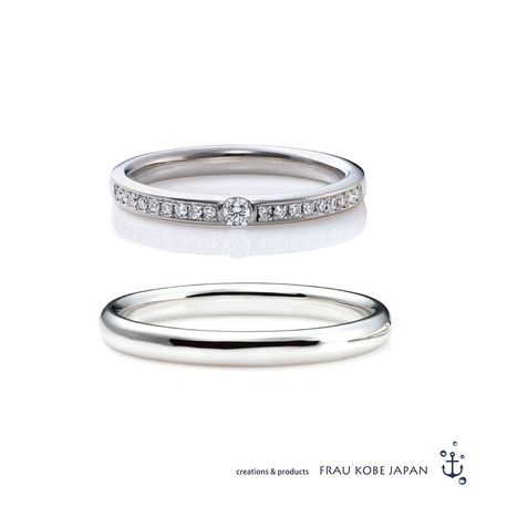 FRAU KOBE JAPAN／フラウ コウベ ジャパン:上品なエタニティリングの結婚指輪/'ダイアリー'