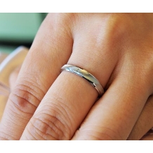 Ｐａｒｔｅ　Ｋｕｍａｍｏｔｏ:【2本で10万円台】マット加工＆ウェーブ模様のデザイン☆彼も着けやすい結婚指輪に