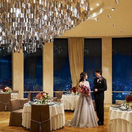 ラ・フェット ひらまつ：GWラスト【美食×夜景】地上200ｍの絶景と味わう大人婚