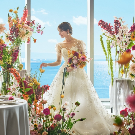 ノートルダム神戸 Ｎｏｔｒｅ Ｄａｍｅ ＫＯＢＥ：【AMがお得!】憧れ花嫁◎ドレス試着＆30万特典×カラー診断&美食