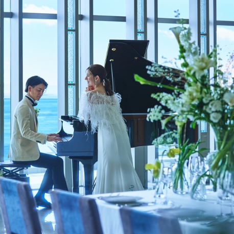 ノートルダム神戸 Ｎｏｔｒｅ Ｄａｍｅ ＫＯＢＥ：【20名～少人数婚】オーシャンビュー＆美食を楽しむ結婚式