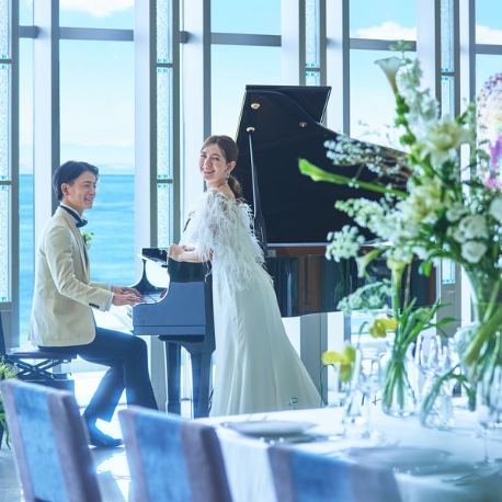 ノートルダム神戸 Ｎｏｔｒｅ Ｄａｍｅ ＫＯＢＥ：【20名～少人数婚】オーシャンビュー＆美食を楽しむ結婚式