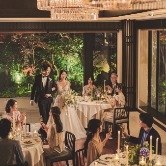 結婚式場：限定2組【155万特典＆骨格診断】京フレンチ×緑溢れるガーデン