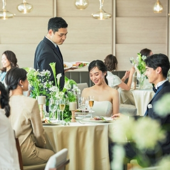 結婚式場：【ギフト10万&amp;180万特典】シェフ実演付*8品5万相当特別試食会