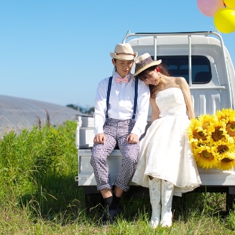 ホテル南風楼　ザ・グランド・オーシャンズ:【アグリWEDDINGプラン】集まれ農家の新郎・新婦さん農業大好き:ご自宅の畑や田んぼで思い出の一枚を