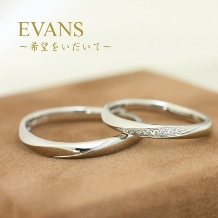 EVANS bridal 旭川本店（エヴァンスブライダル）:【EVANS】ゆるカーブラインで手元を美しく「エスポワール～希望をいだいて」