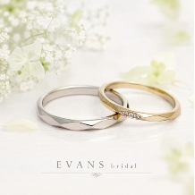 「アマリネ～煌めく星のように」立体感のあるすっきりシンプルデザイン【EVANS】