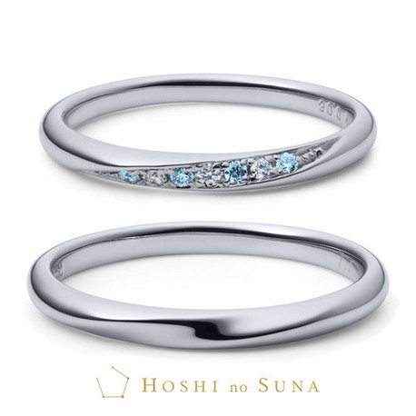 EVANS bridal 旭川本店（エヴァンスブライダル）:【EVANS】星の砂／アリエル（HOSHI no SUNA）アイスブルーダイヤ