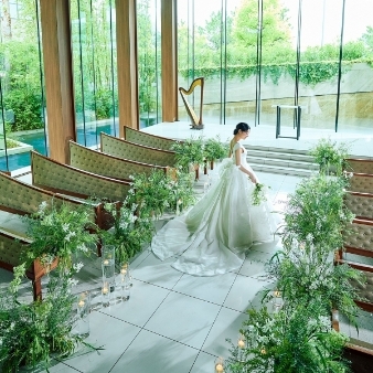 結婚式場：残▲3days【緑*水*光の新チャペル大公開】豪華試食×36大特典付