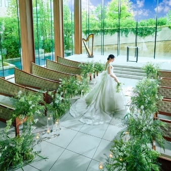 結婚式場：【初見学に*36大特典】新チャペル憧れ花嫁入場＆試食体験*相談会