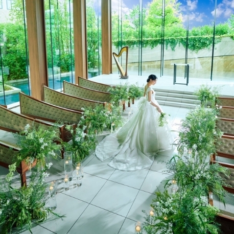 ＴＨＥ　ＧＲＡＮＤ　ＯＲＩＥＮＴＡＬ　ＭＩＮＡＴＯＭＩＲＡＩ （グランドオリエンタル みなとみらい）：【初見学に*36大特典】新チャペル憧れ花嫁入場＆試食体験*相談会