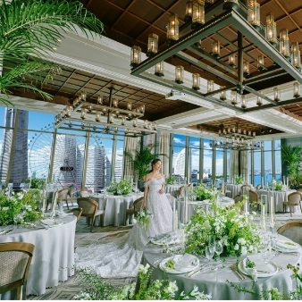 結婚式場：5月BIG＼150万優待／横浜360°海一望の絶景×感動挙式×特選試食