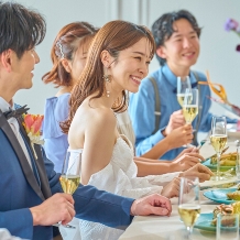 ラソール シー リゾート シエール教会/チュチュリゾートウェディング:【フォト+会食】6名分パーティ/衣裳&美容セットプラン<撮影データ100カット付>: