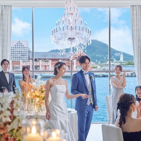 ハーバーテラス ＳＡＳＥＢＯ迎賓館：残1*【5月限定】来館2万*Newチャペル&ドレス×長崎和牛試食♪