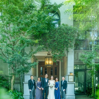 クラシカ表参道／別邸KEYAKI:【家族で会食⇒挙式⇒友人とパーティ！】2部制ウエディングPLAN