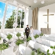 結婚式場：*26年夏チャペルRenewal*ギフト2万付！緑&amp;光の挙式会場×3万試食