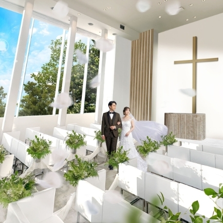 ガーデンテラス東山：*26年夏チャペルRenewal*ギフト2万付！緑&光の挙式会場×3万試食