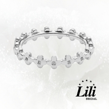 【DIYARTH】リリー＆オーキディアダイヤモンドモチーフの結婚指輪