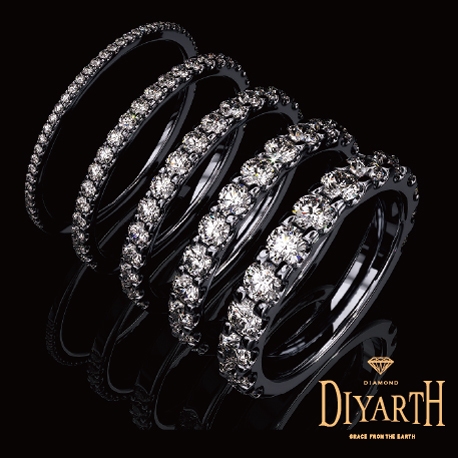DIYARTH(ディヤース):ダイヤモンドの強く煌めくエタニティ「INFINI」《GRUNBERGER JW》