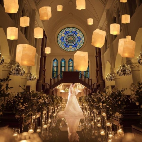 アルカンシエル luxe mariage大阪：最終日*Amaギフ2万【ドレス1着無料&コース試食】感動*大聖堂体験