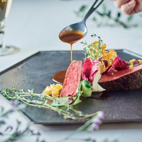 アルカンシエル luxe mariage大阪：限定【料理重視◎伊勢海老*厳選牛4万試食】150万優待*新大阪すぐ